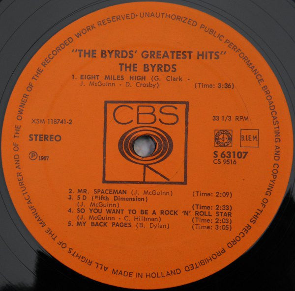 Byrds, The - The Byrds' Greatest Hits (LP Tweedehands)