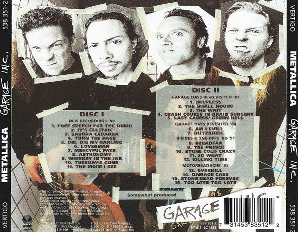 Metallica - Garage Inc. (CD)