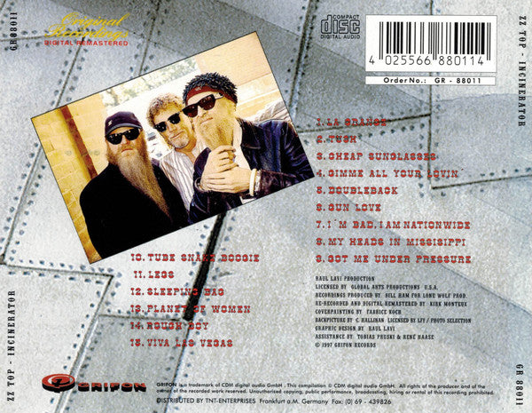 ZZ Top - Incinerator (CD Tweedehands)