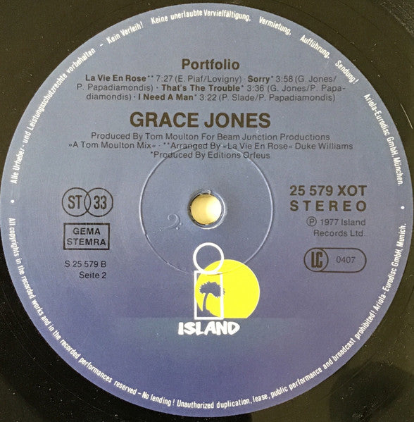 Grace Jones - Portfolio (LP Tweedehands)