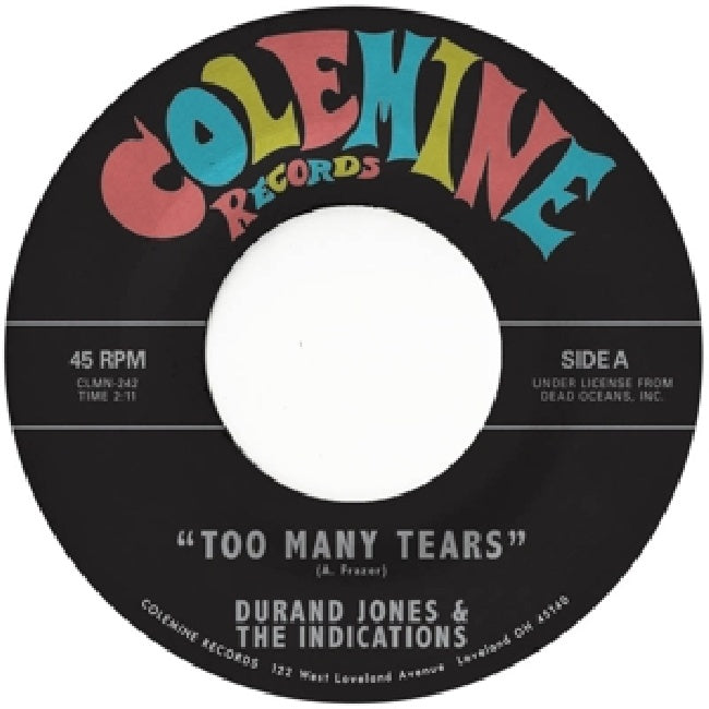 Durand Jones & The Indications - 7-too many tears/cruisin' to the parque (12-inch)