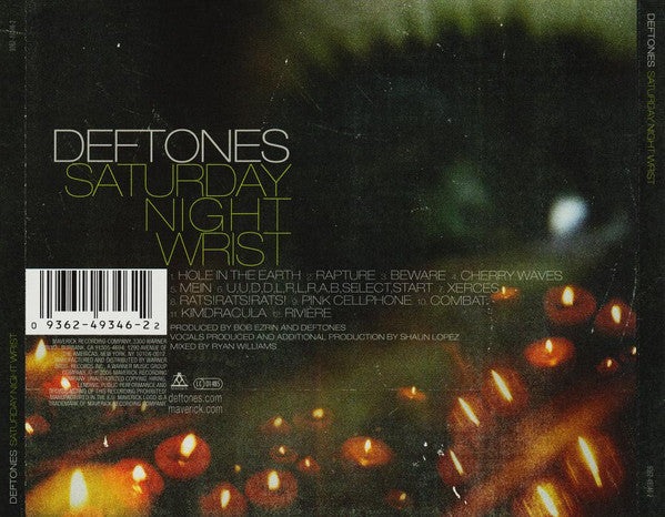 Deftones - Saturday Night Wrist (CD Tweedehands)