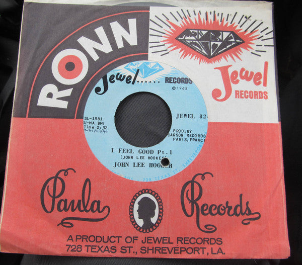 John Lee Hooker - I Feel Good (7-inch Tweedehands)