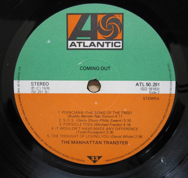 Manhattan Transfer, The - Coming Out (LP Tweedehands) - Discords.nl