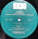 Azimuth, John Taylor/ Norma Winstone/ Kenny Wheeler - Azimuth (LP Tweedehands)