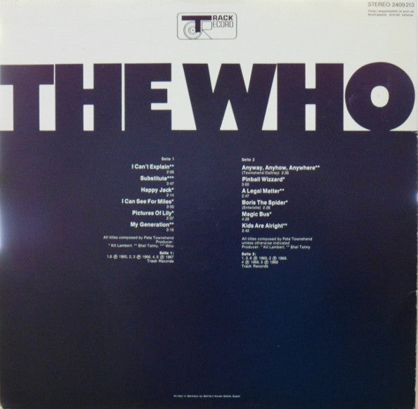 Who, The - The Who (LP Tweedehands) - Discords.nl