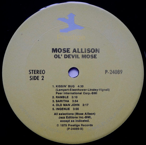 Mose Allison - Ol' Devil Mose (LP Tweedehands)