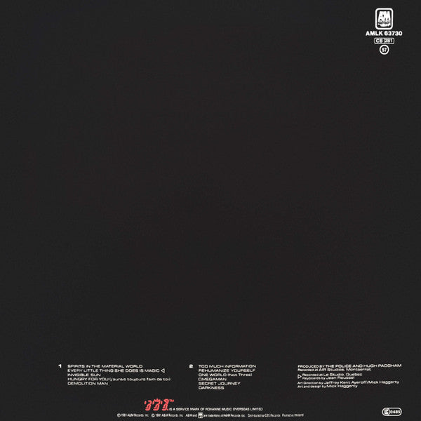 Police, The - Ghost In The Machine (LP Tweedehands)