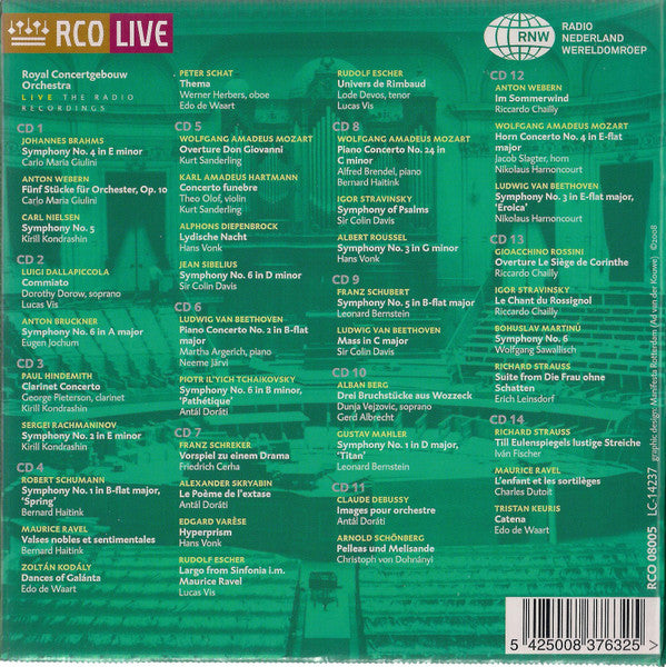 Concertgebouworkest - Live, The Radio Recordings 1980-1990 (CD Tweedehands)