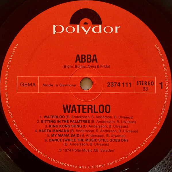 ABBA, Björn & Benny, Agnetha & Anni-Frid - Waterloo (LP Tweedehands)