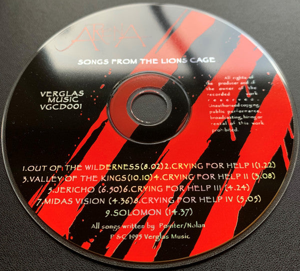 Arena - Songs From The Lions Cage (CD Tweedehands)