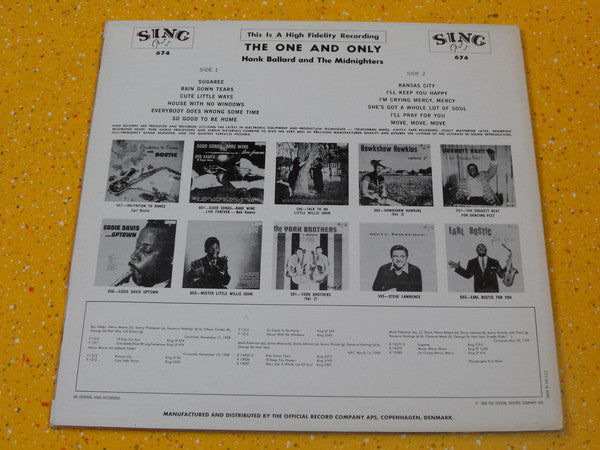 Hank Ballard & The Midnighters - The One And Only (LP Tweedehands)