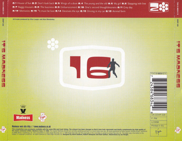 Madness - It's Madness: Sixteen Classic Tracks (CD) - Discords.nl