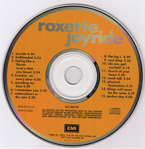 Roxette - Joyride (CD Tweedehands) - Discords.nl