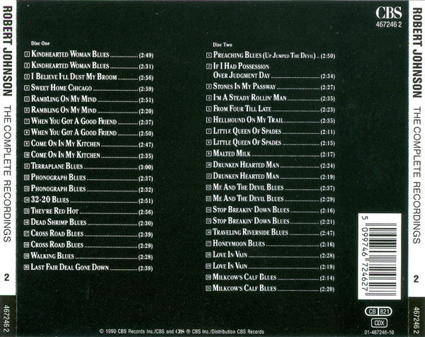 Robert Johnson - The Complete Recordings (CD)