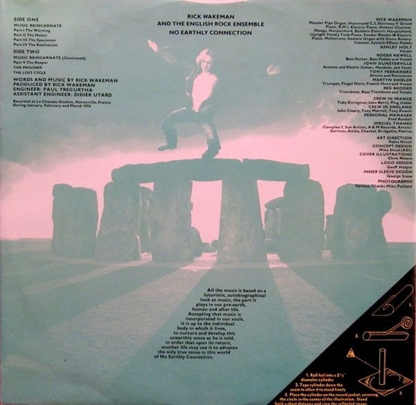 Rick Wakeman And English Rock Ensemble, The - No Earthly Connection (LP Tweedehands)