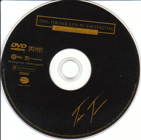 Tina Turner - Live In Amsterdam - Wildest Dreams Tour (DVD Tweedehands)