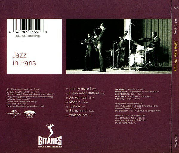 Art Blakey - 1958 Paris Olympia (CD)