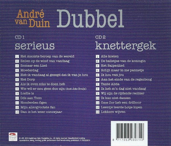 André van Duin - Dubbel (CD)