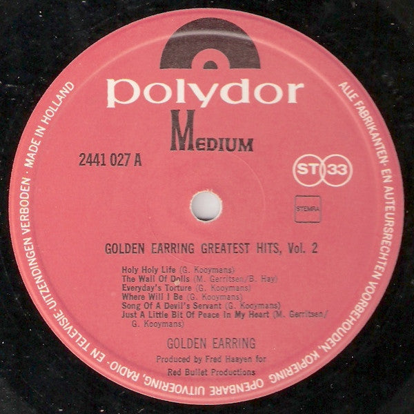 Golden Earring - Greatest Hits Vol. 2 (LP Tweedehands) - Discords.nl