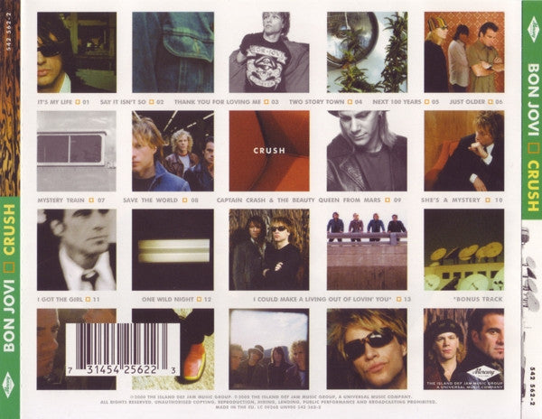 Bon Jovi - Crush (CD)