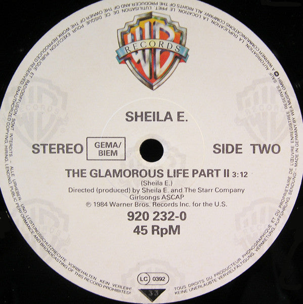 Sheila E. - The Glamorous Life (12" Tweedehands)