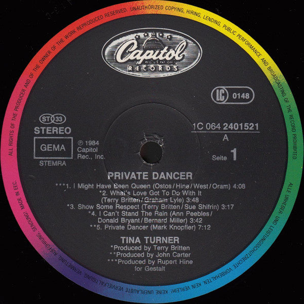 Tina Turner - Private Dancer (LP Tweedehands)