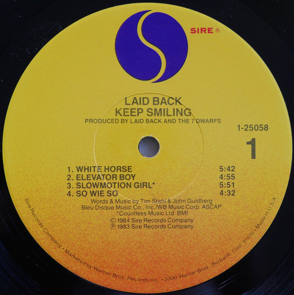 Laid Back - ...Keep Smiling (LP Tweedehands)