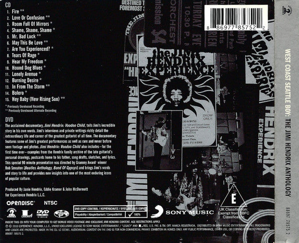 Jimi Hendrix - West Coast Seattle Boy: The Jimi Hendrix Anthology (CD)