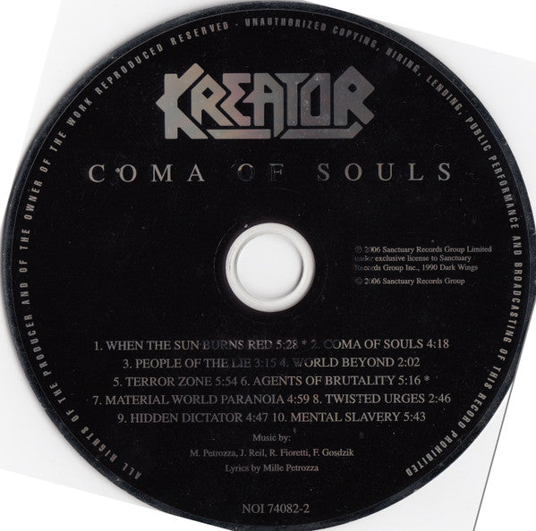 Kreator - Coma Of Souls (CD)