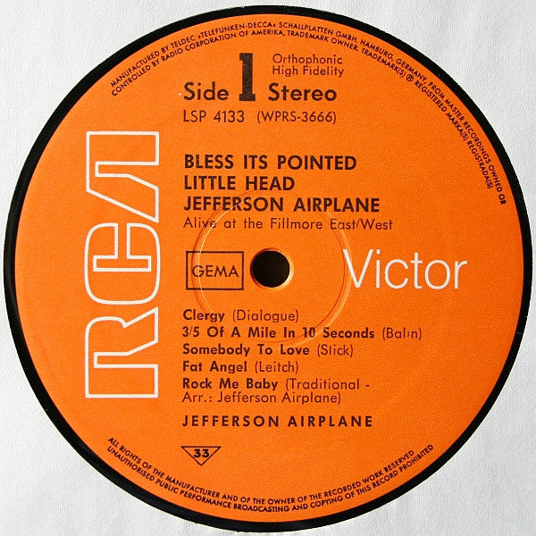 Jefferson Airplane - Bless Its Pointed Little Head (LP Tweedehands)