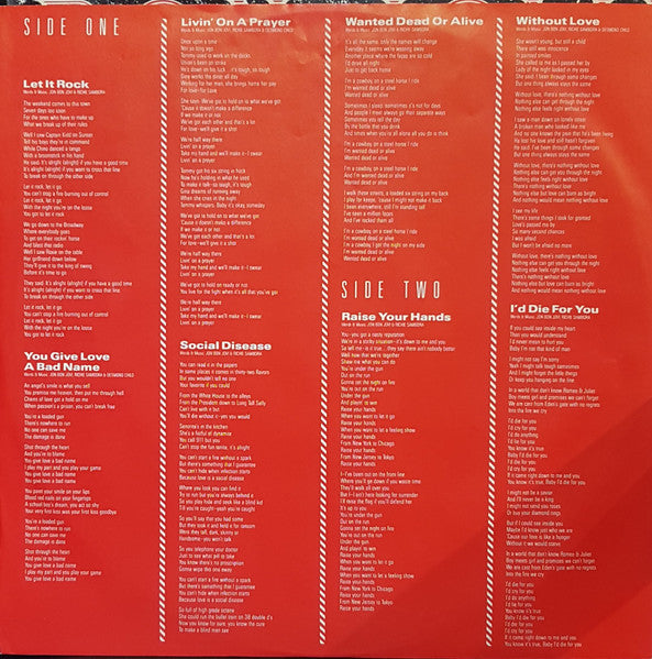 Bon Jovi - Slippery When Wet (LP Tweedehands)
