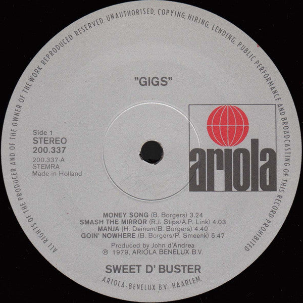 Sweet d'Buster - Gigs (LP Tweedehands)