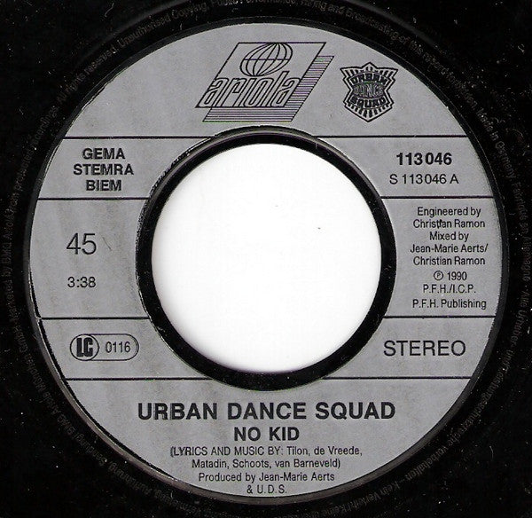 Urban Dance Squad - No Kid (7-inch Tweedehands)