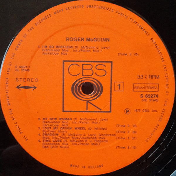 Roger McGuinn - Roger McGuinn (LP Tweedehands)