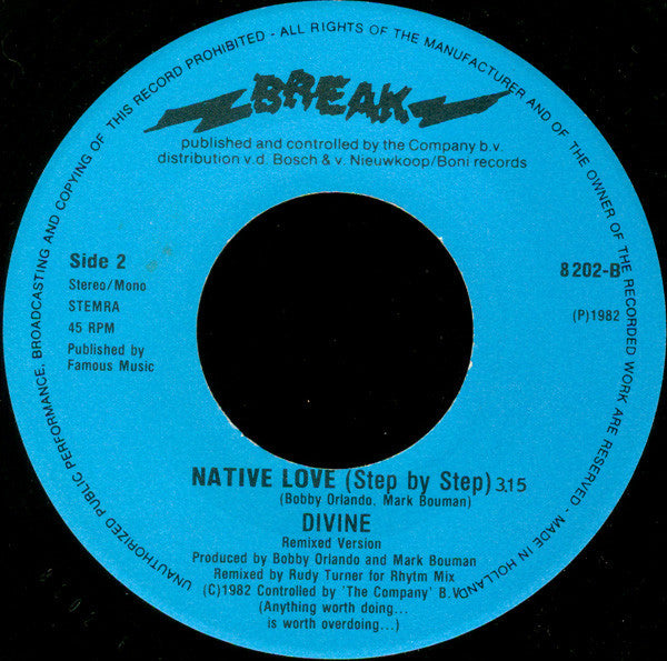 Divine - Native Love (Step By Step) (7-inch Tweedehands)