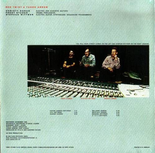 Red Twist & Tuned Arrow : Christy Doran / Fredy Studer / Stephan Wittwer - Red Twist & Tuned Arrow (CD)