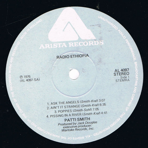 Patti Smith Group - Radio Ethiopia (LP Tweedehands)