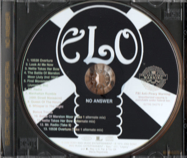 Electric Light Orchestra - No Answer (CD)