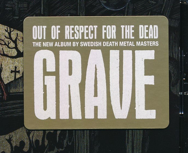 Grave (2) - Out Of Respect For The Dead (CD Tweedehands)