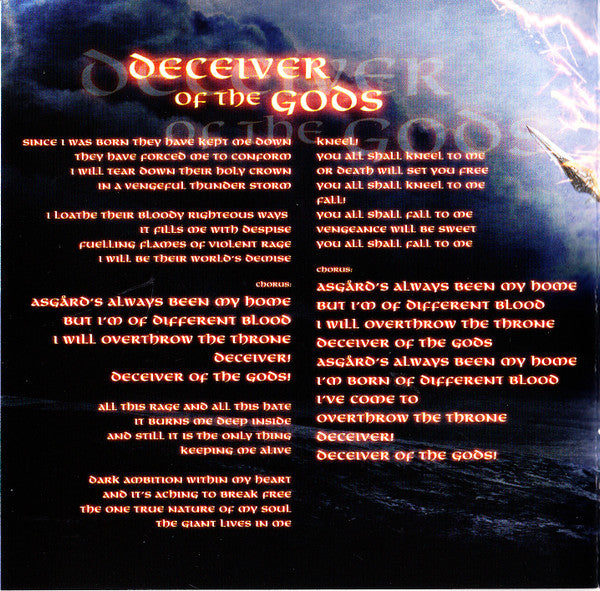 Amon Amarth - Deceiver Of The Gods (CD)