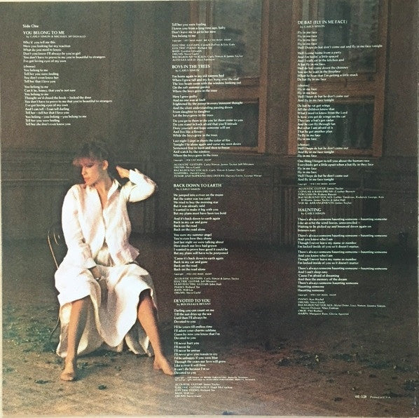 Carly Simon - Boys In The Trees (LP Tweedehands) - Discords.nl