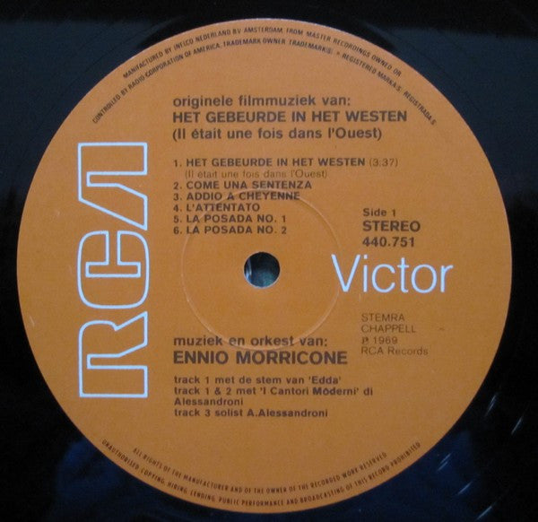 Ennio Morricone - Het Gebeurde In Het Westen (LP Tweedehands) - Discords.nl