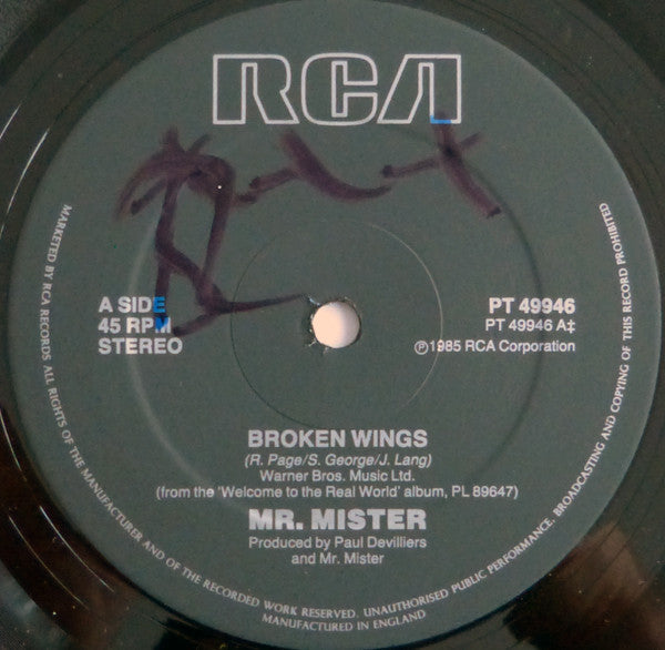 Mr. Mister - Broken Wings (Extended Version) (12" Tweedehands)