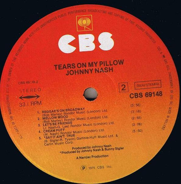 Johnny Nash - Tears On My Pillow (LP Tweedehands)