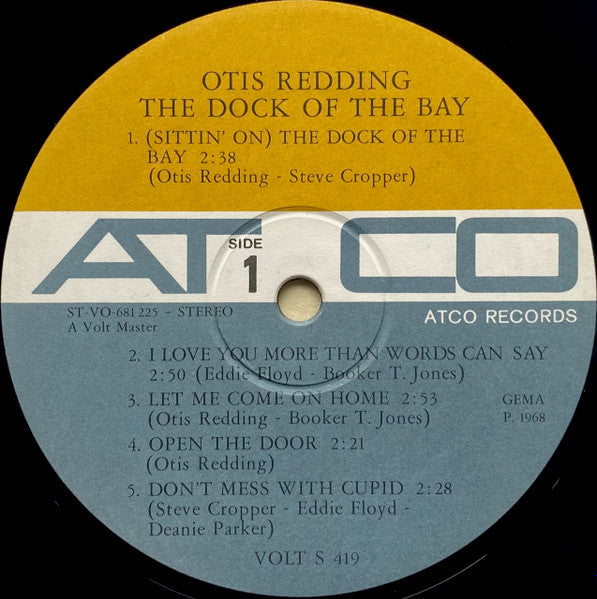 Otis Redding - The Dock Of The Bay (LP Tweedehands)