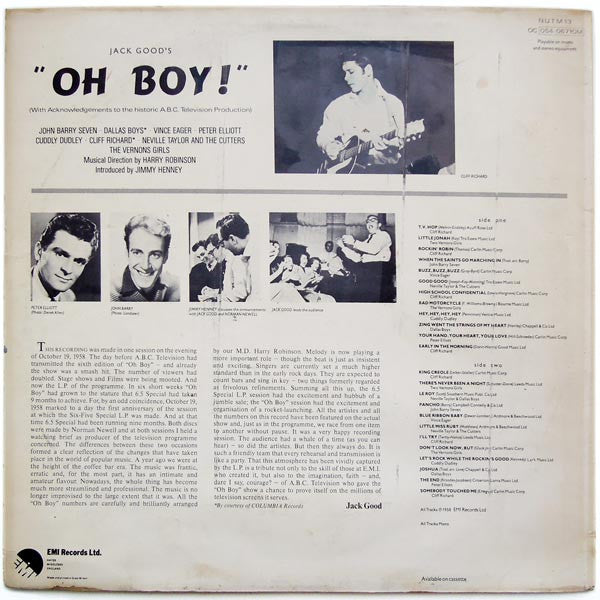 Various - Jack Good's "Oh Boy!" (LP Tweedehands)