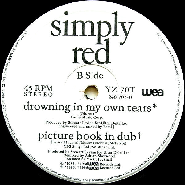 Simply Red - Holding Back The Years (12" Tweedehands) - Discords.nl