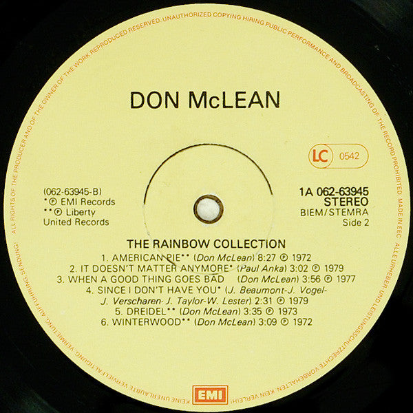 Don McLean - Alle Hits (LP Tweedehands)