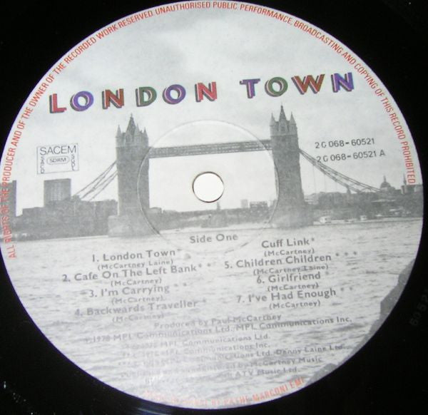 Wings (2) - London Town (LP Tweedehands) - Discords.nl